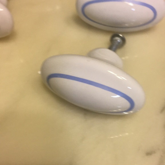 Set of 9 Vintage Marble cabinet knobs Firm Price! - Picture 2 of 12